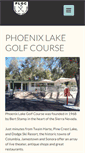 Mobile Screenshot of phoenixlakegolf.com